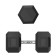 Гантели гексагональные обрезиненные UNIX Fit (35 кг, 2 шт)