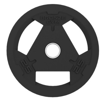 Диск олимпийский BRONZE GYM обрезиненный (25 кг)