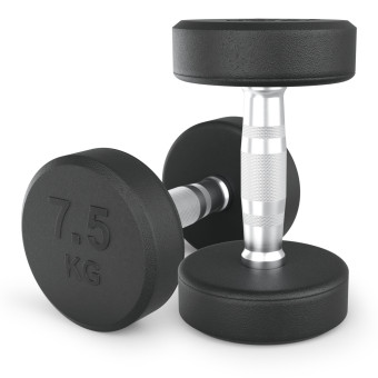 Гантели круглые обрезиненные UNIX Fit PRO (7.5 кг, 2 шт)