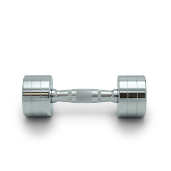 Гантели UNIX Fit PRO круглые, хромированные (5 кг, 2 шт)