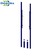 Стойки волейбольные со стаканами Dinamika ZSO-004268 (синий)