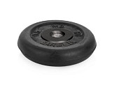 Диск обрезиненный "Barbell" d 31 мм (чёрный, 0,5 кг)
