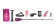 Сапборд Skatinger Leafy Expedition Pink Base