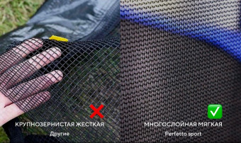 Батут PERFETTO SPORT PREMIUM STRONG 8 (диаметр 2,4м, зеленый)