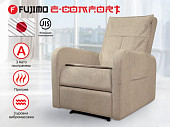 Кресло-реклайнер электрический с массажем FUJIMO E-COMFORT CHAIR (Ваниль)