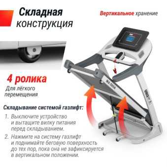 Беговая дорожка UNIX Fit MX-580A (белый)