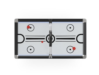 Игровой стол UNIX Line Аэрохоккей (226х125 cм, черно-белый)
