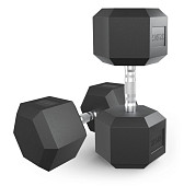 Гантели гексагональные обрезиненные UNIX Fit (32.5 кг, 2 шт)