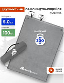 Самонадувающийся коврик RSP Velour 50 Double (серый)