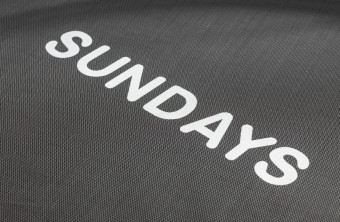 Батут Sundays Favorite Premium 8FT, с сеткой и лестницей (голубой)