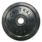 Диск обрезиненный Central Sport d26мм (2.5кг) (НЕКОНДИЦИЯ)