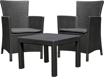 Комплект мебели Allibert Rosario balcony set (графит)