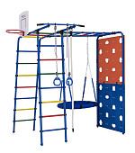 Спортивный комплекс Формула здоровья Street 2 (синий-радуга)