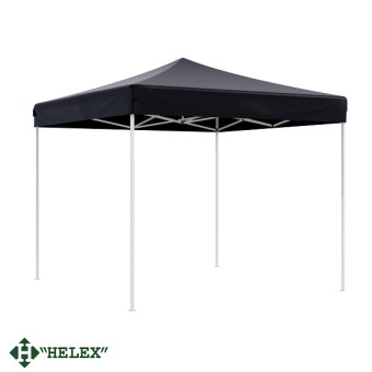 Тент-шатер быстросборный Helex 24332 3x3х3м полиэстер (чёрный)