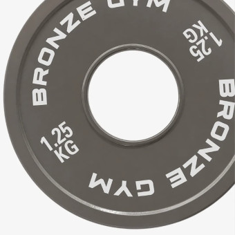 Диск калиброванный BRONZE GYM для пауэрлифтинга (1,25 кг)
