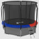 Батут Scholle Space Twin 12FT (красный-синий)