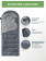 Спальный мешок RSP Sleep 150 R (серый, 220x80см, молния справа)