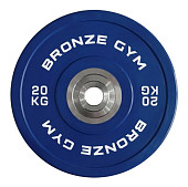 Диск калиброванный BRONZE GYM для пауэрлифтинга (20 кг)