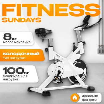 Велотренажер Sundays Fitness ES-7702 (белый)
