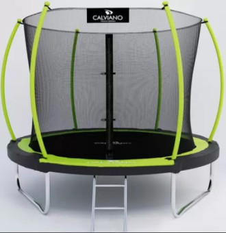Батут Calviano 252 см 8ft INSIDE master (зеленый)