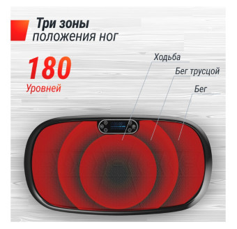 Виброплатформа UNIX Fit Quake 3D (черный)