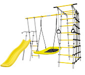 Дачный комплекс Romana Богатырь, качели-лодка,103.07.06 (серый-жёлтый)