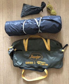 Палатка Canadian Camper KARIBU 3 (серый)