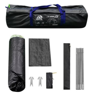 Палатка кемпинговая RSP Narle 3 с автоматическим каркасом (синий)