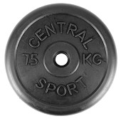 Диск обрезиненный Central Sport 26мм (7.5кг)