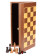 Шахматы складные Woodgames махагон, 40мм с утяж. фиг.