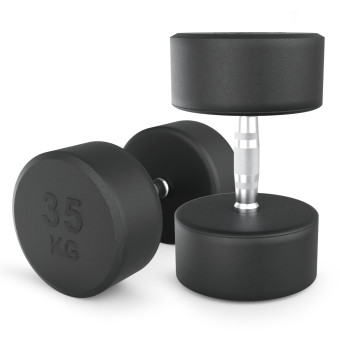 Гантели круглые обрезиненные UNIX Fit PRO (35 кг, 2 шт)