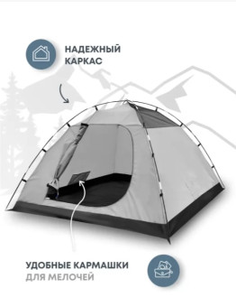 Палатка 3-местная RSP Lake 3 (синий)