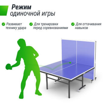 Теннисный стол UNIX Line Indoor 15 mm MDF (Синий)