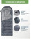 Спальный мешок RSP Sleep 150 L (серый, 220x80см, молния слева)