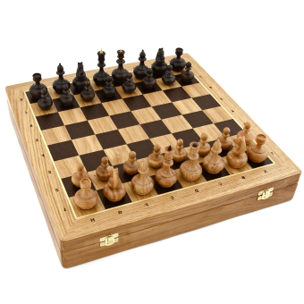 Шахматы Woodgames, дуб, 45