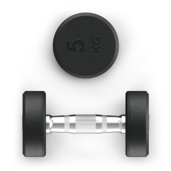 Гантели круглые обрезиненные UNIX Fit PRO (5 кг, 2 шт)