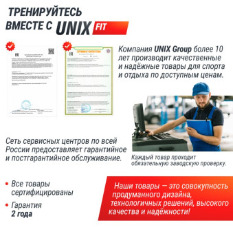 Гантели гексагональные обрезиненные UNIX Fit (2,5 кг, 2 шт)