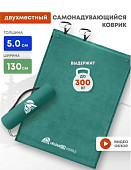 Самонадувающийся коврик RSP Velour 50 Double (зелёный)