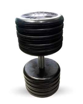 Гантель BARBELL "классик" (с вращающейся ручкой хром, 55 кг)