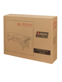 Массажный стол алюминий, Alpin TMA-70 (бежевый)