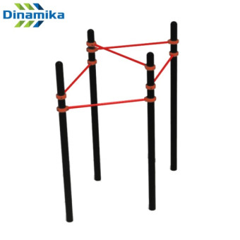 Турник двойной треугольник Dinamika ZSO-001887, профиль 108