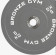 Диск олимпийский BRONZE GYM тяжелоатлетический серый (5 кг)