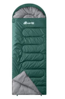 Спальный мешок RSP Sleep 350 L (зелёный, 220x80см, молния слева)