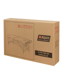 Массажный стол алюминий, Alpin TMA-60 (тёмно-синий)