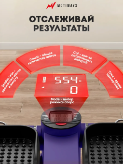 Cтеппер с эспандерами Motiways WB-TB01