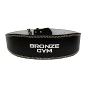 Тяжелоатлетический пояс BRONZE GYM натуральная кожа 115 см