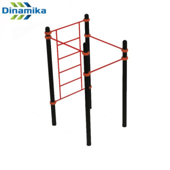 Спортивный комплекс квадрат Dinamika ZSO-001895, профиль 76