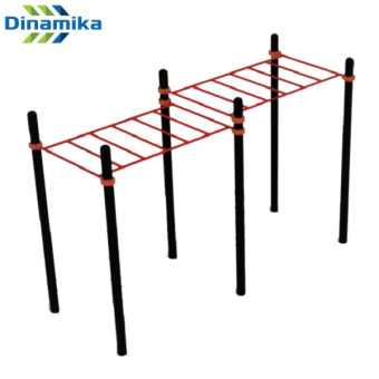Рукоход двухуровневый Dinamika ZSO-001909, профиль 108