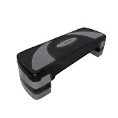 Степ-платформа UNIX Fit для фитнеса 3 уровня, 80 см (серый)