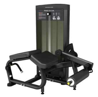 Сгибание ног лежа BRONZE GYM BLANC 01